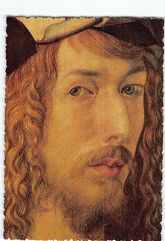 Postcard Selbstbildnis By A. Dürer Museo del Prado Madrid Spain