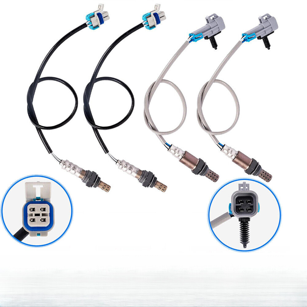 4X Oxygen Sensor For 2007-2013 GMC Sierra 1500 2500 3500 Upstream+Downstream