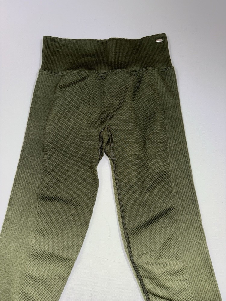 PINK Victoria’s Secret Active Leggings Women’s S Olive Green Seamless High Waist