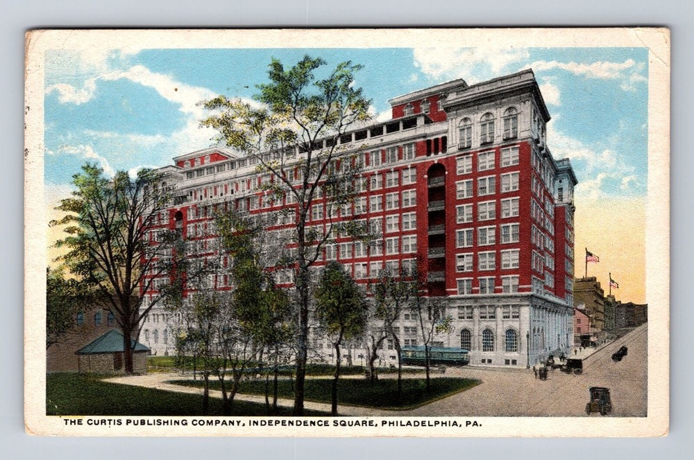 Philadelphia PA-Pennsylvania, Curtis Publishing Company Vintage Postcard