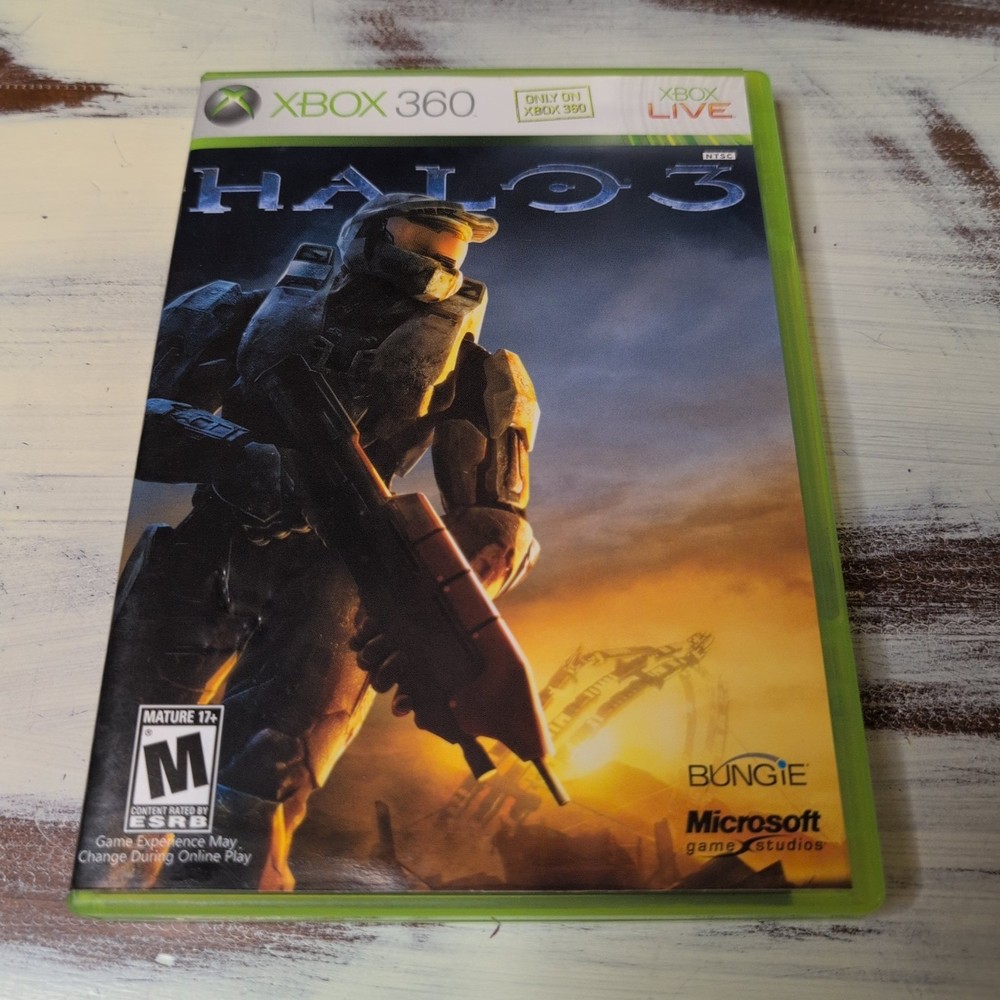 Halo 3 (Xbox 360, 2007) Complete CIB + Poster