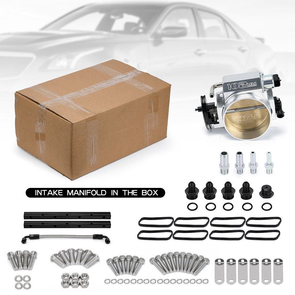 LS1 LS2 LS6 102mm High Profile Intake Manifold Kit w/ Fuel Rail & Throttle Body