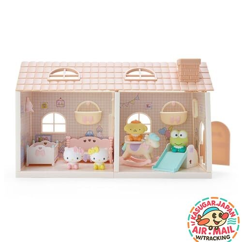Sanrio Characters Dollhouse Deluxe 564354 fm Japan w/Tracking