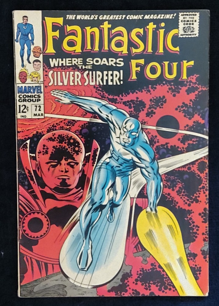 FANTASTIC FOUR #72 ('68) VG/FN, Silver Surfer, Kirby/Lee, Classic Cover