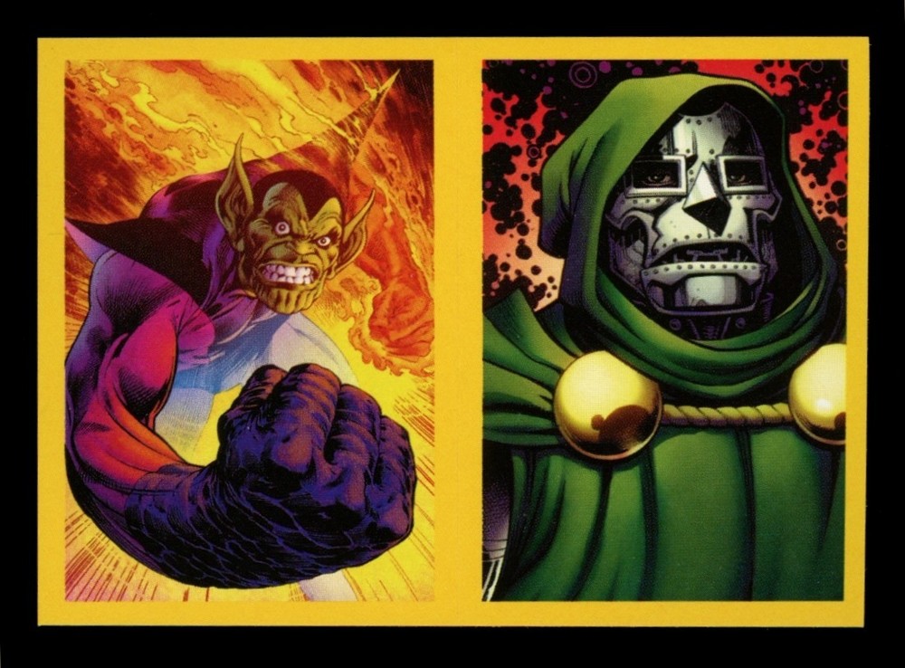 SUPER-SKRULL / DOCTOR DOOM 2021 Marvel Versus Sticker #124a-b *Qty