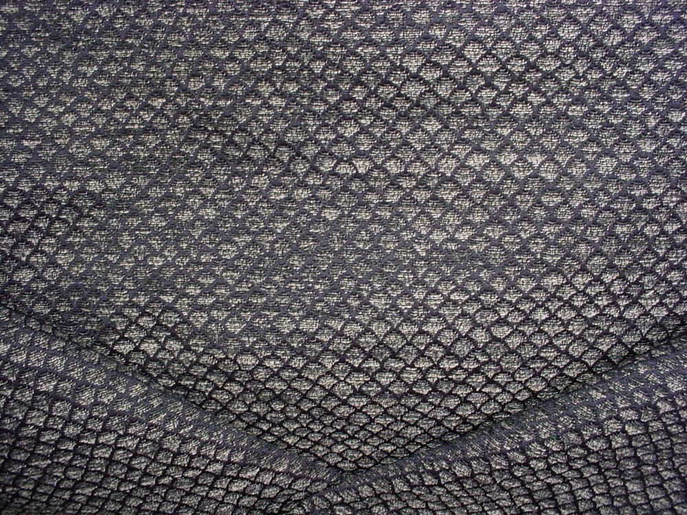 Holly Hunt 1137 Secret Passage Jet Black Birch Diamond Upholstery Fabric  