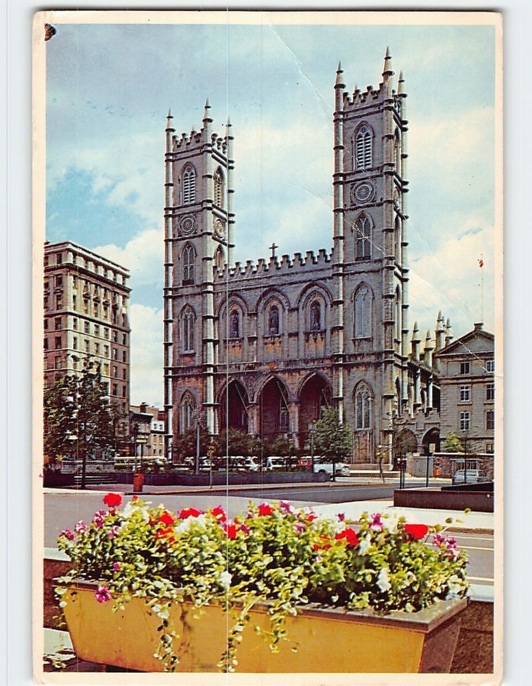 Postcard Notre Dame Church Montreal Canada
