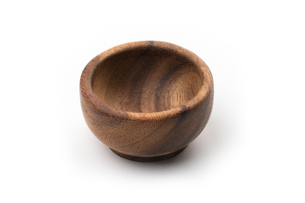 Acacia Condiment Cup, 2.75 x 2.75 x 1.5 inches, Brown-image