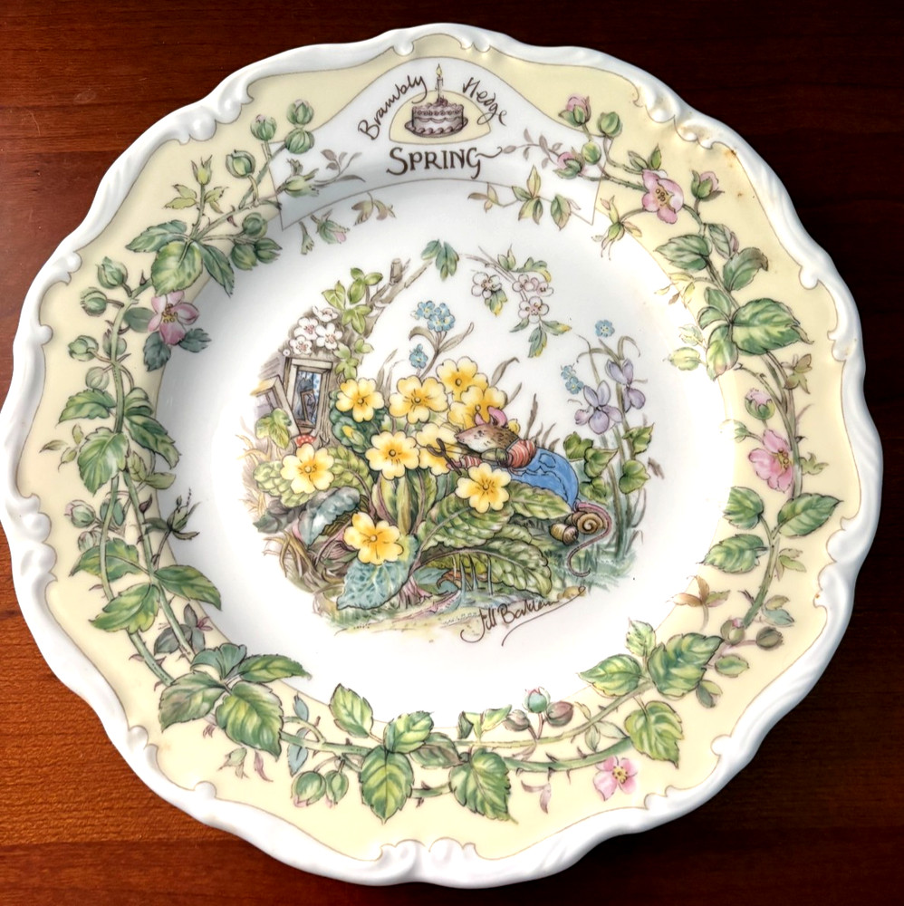 Royal Doulton Brambly Hedge Spring Salad Plate 8 1/4 inch