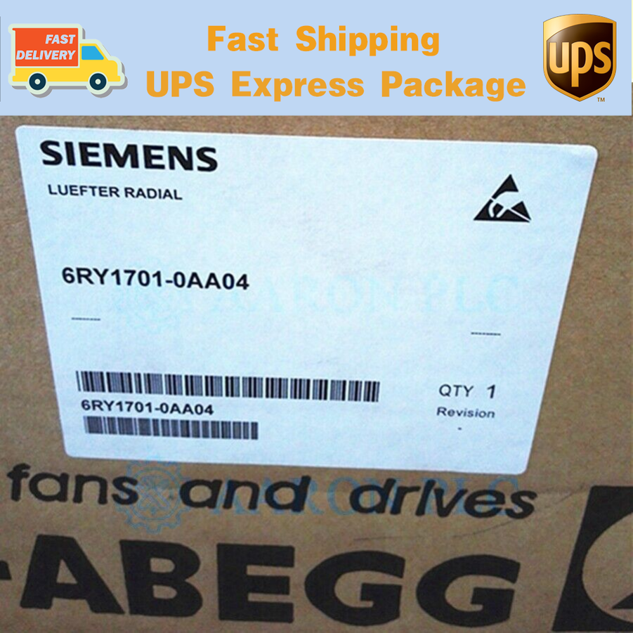 6RY1701-0AA04 Siemens Radial Cooling Fan Expedited Shipping UPS Express New GQ