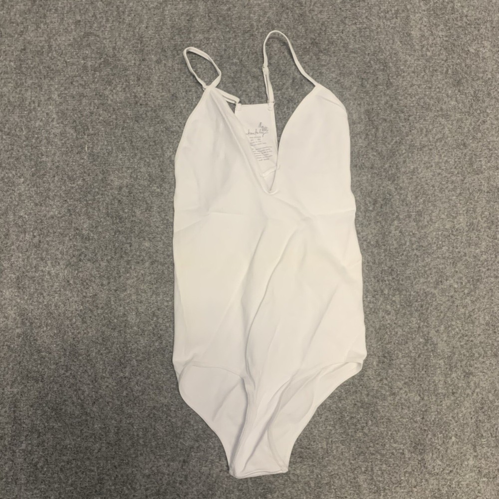 Intimately Free People Bodysuit White Nylon Slip Size XS/S