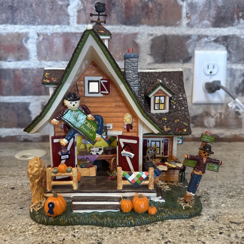 Dept 56 Snow Village Scarecrow Harvest Festival 2007 #799932 with Box Rare Collectible