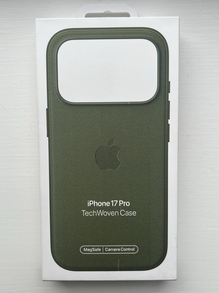 Genuine iPhone 17 Pro TechWoven Case  - GREEN