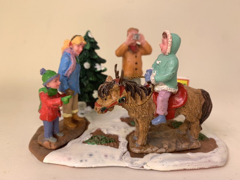 Lemax 2008 Reindeer Rides Christmas Village Table Accent #83689-image