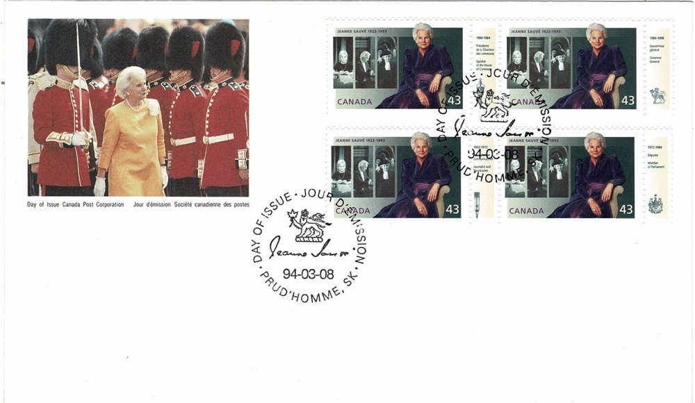 CANADA 1994 SELECTION OF ISSUES ON 5 x OFFICIAL FIRST DAY COVERS ART AIRCRAFT