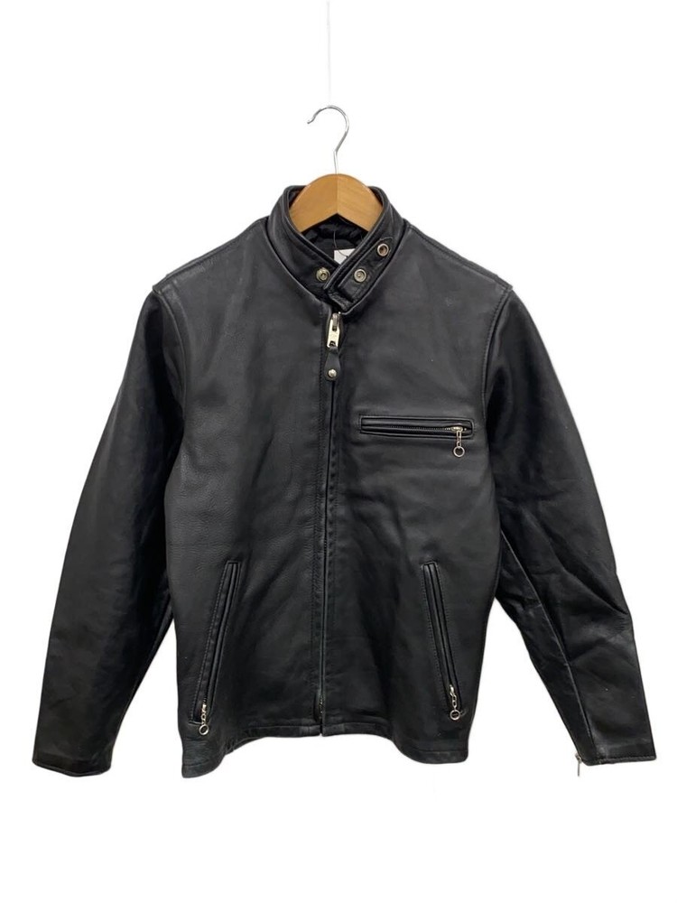 Schott Single Rider Jacket/36/Cowhide/Blk 3482