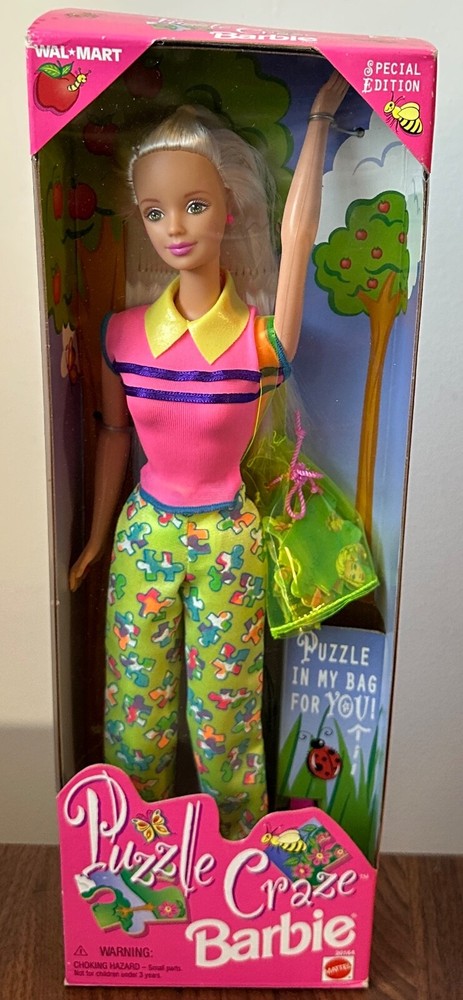 Barbie Puzzle Craze Doll Walmart Exclusive Special Edition 20164 New 1998 QQ