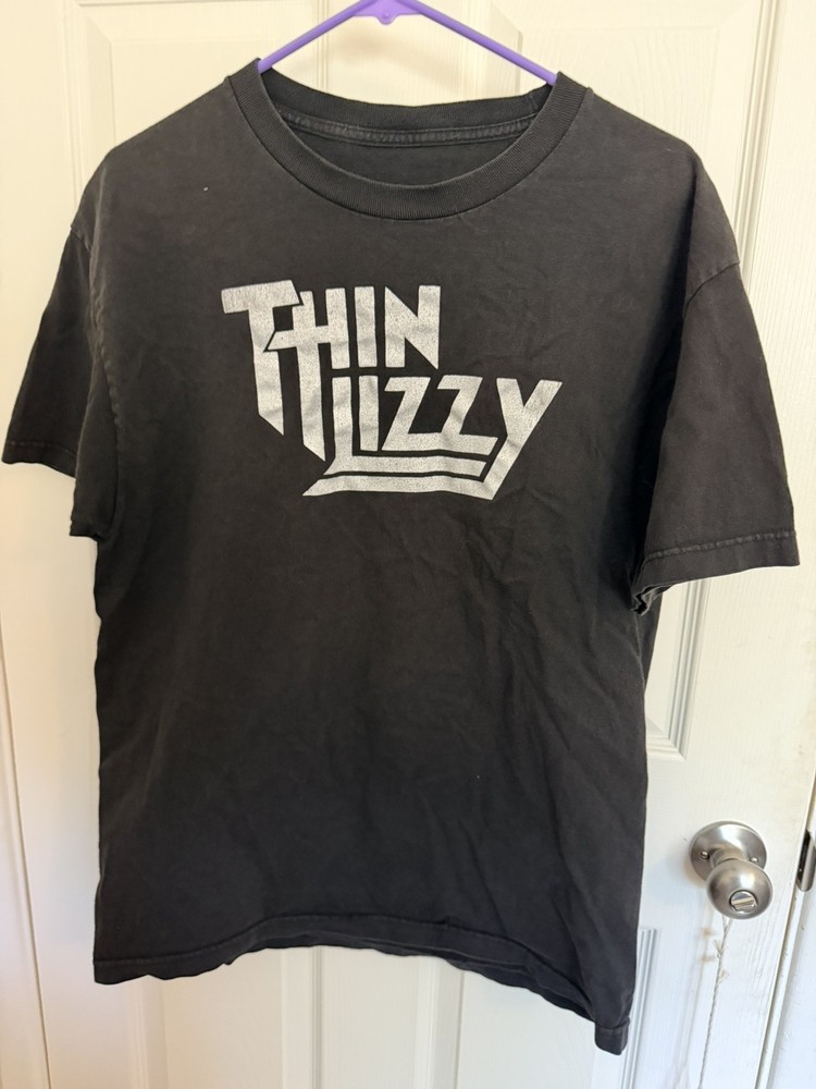 Thin Lizzy Shirt Hard Rock Band Mens Tee T-shirt Large