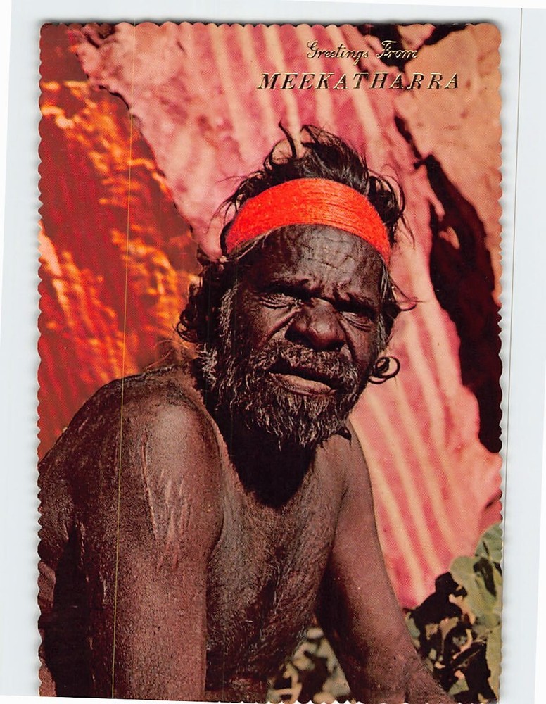 Postcard Australian Aboriginal Tribesman Norther Territory