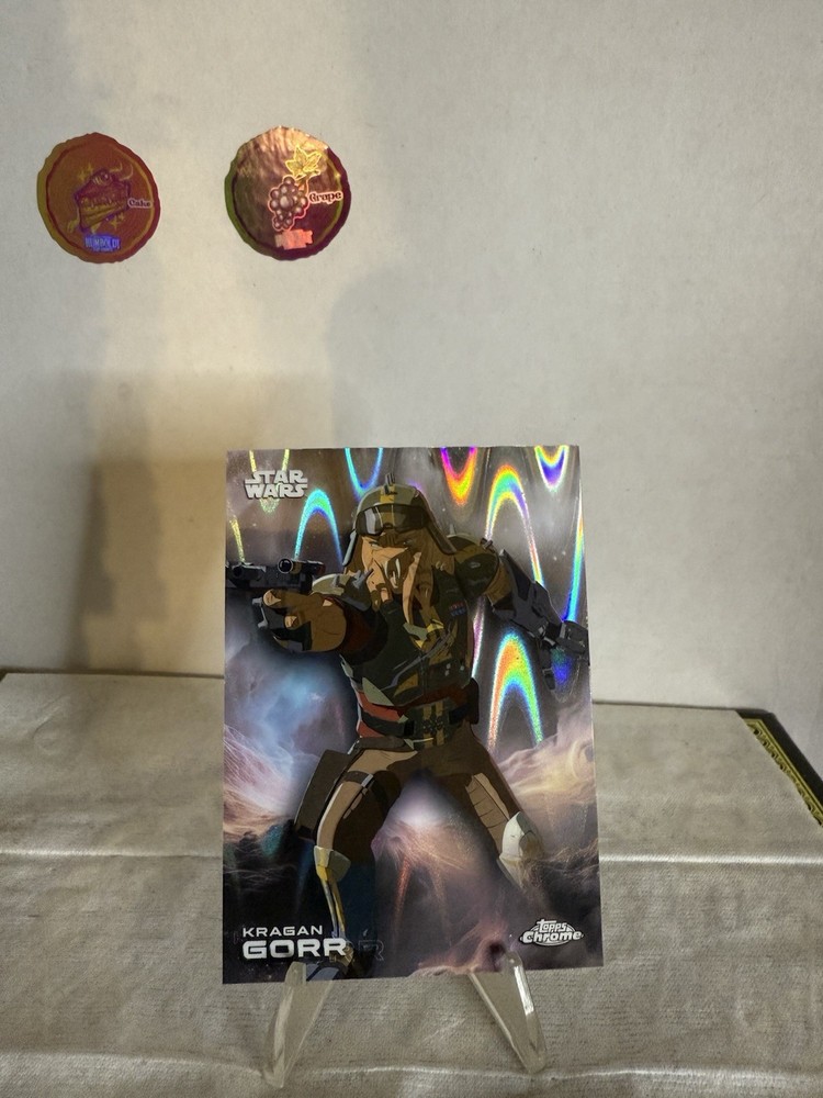 2025 Topps Chrome Star Wars- #130 Kragan Gorr - Ray Wave Refractor