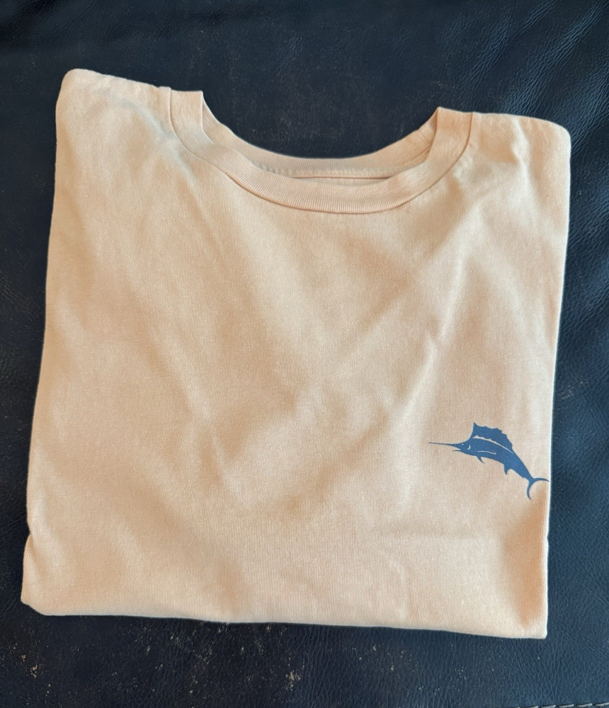 Tommy Bahama Relax Mens Large Tan Logo Graphic T-Shirt