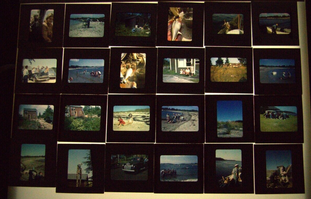 Lot Of 31 Kodachrome Kodak Film Slides From 1940s Maine