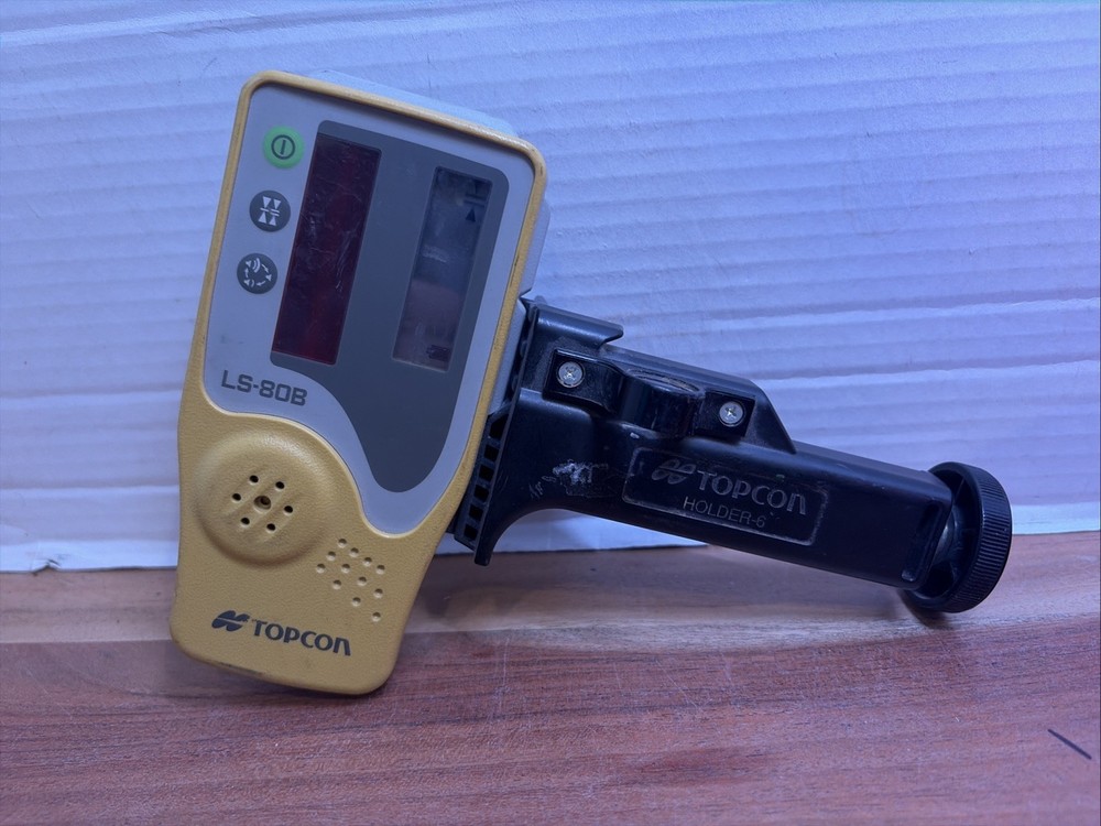 Topcon LS-80B Laser Receiver W/Bracket Clamp TESTED WORKING