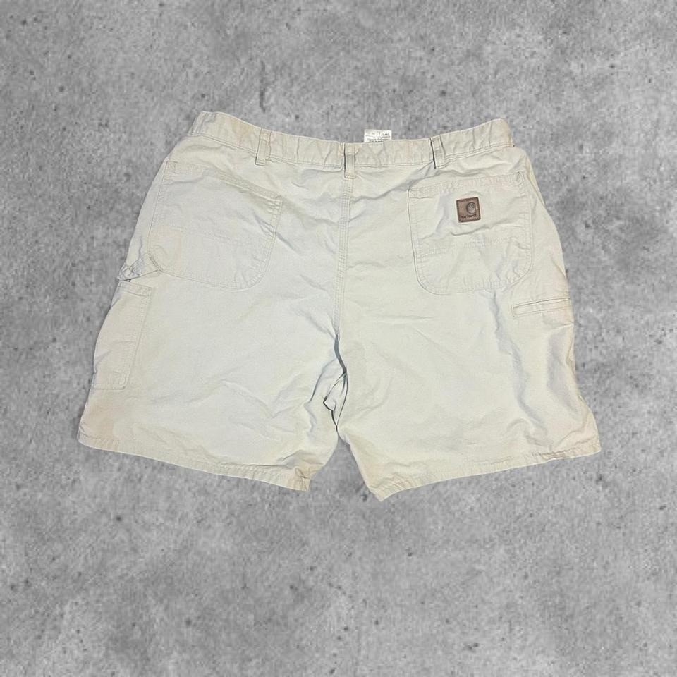 Vintage Y2K summer workwear Tan Carhartt cargo shorts #skater Size 40