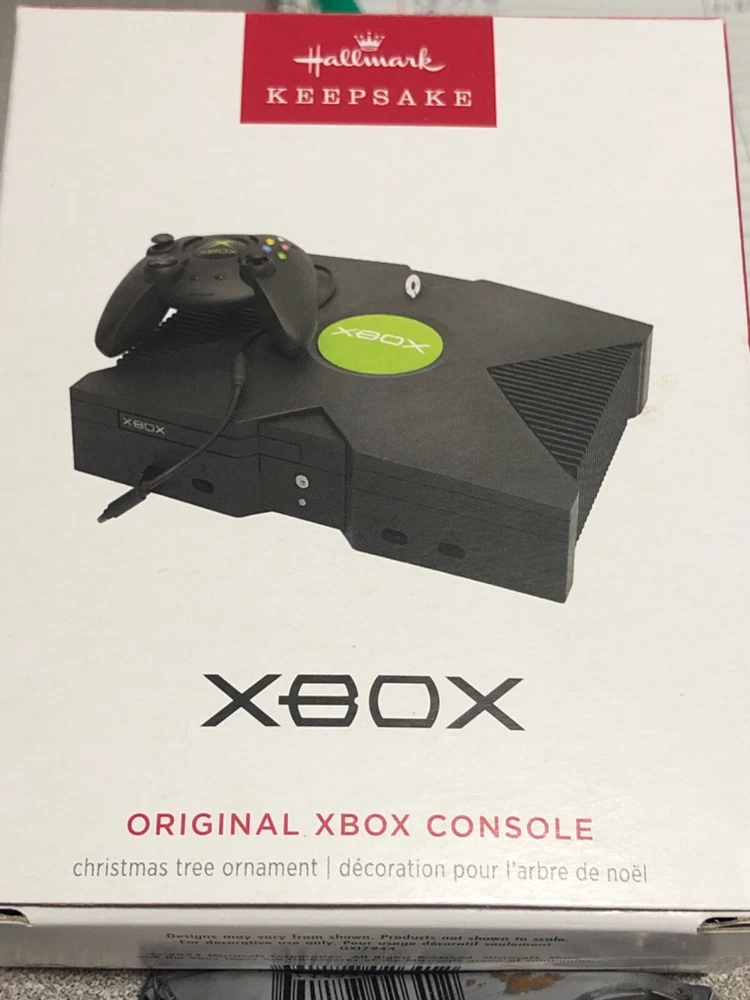 HALLMARK KEEPSAKE 2024 ORIGINAL XBOX CONSOLE MAGIC LIGHT & SOUND XMAS ORNAMENT
