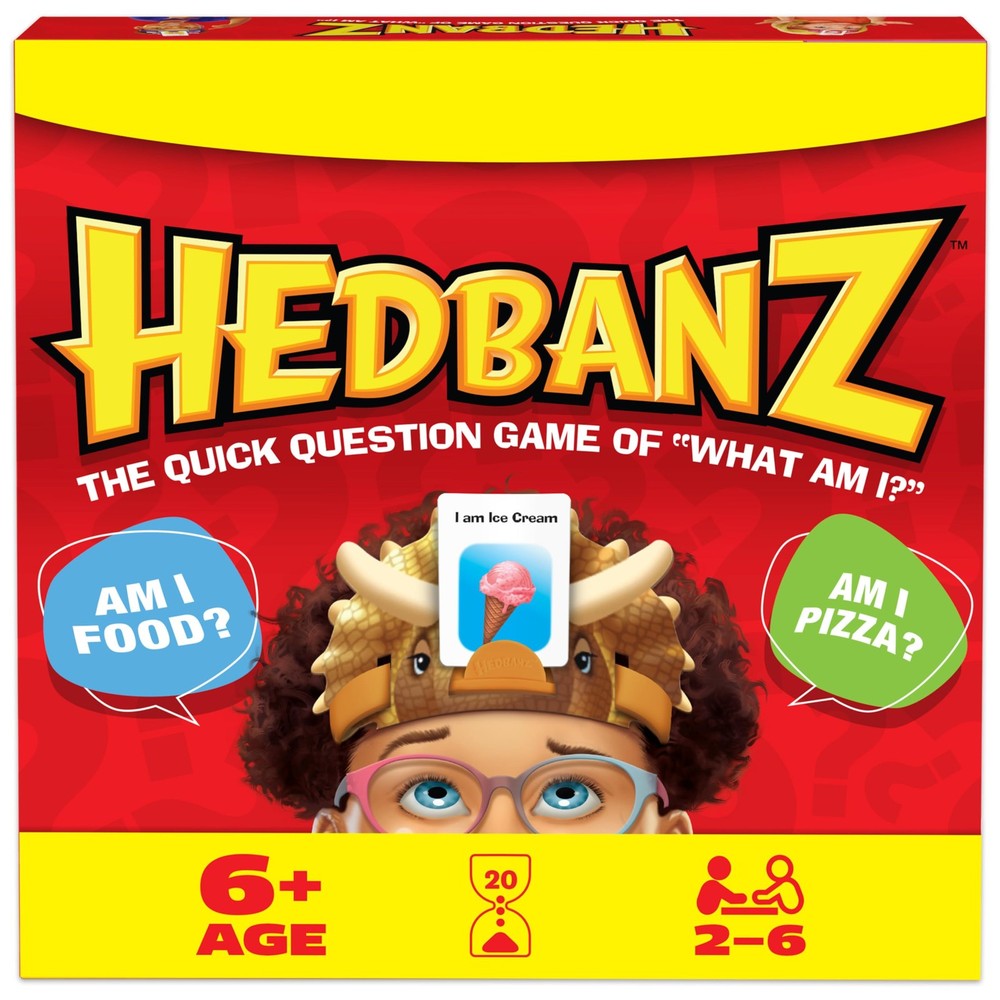 , Hedbanz 2023 Edition with New Cards, Picture Guessing Board Game, for Famil...