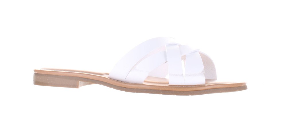 Xappeal Womens Andie White Sandals Size 9.5 Comfortable Casual Footwear
