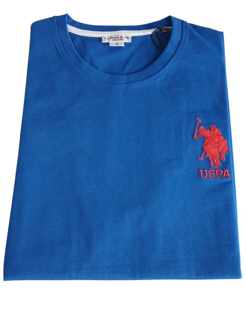 U.S. Polo Assn. Mick 65050 Royal Cotton T-Shirt for Men