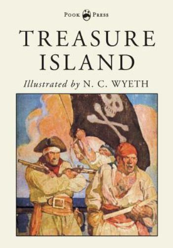Treasure Island - Illustrated by N. C. Wyeth, Like New Used, Free shipping in...
