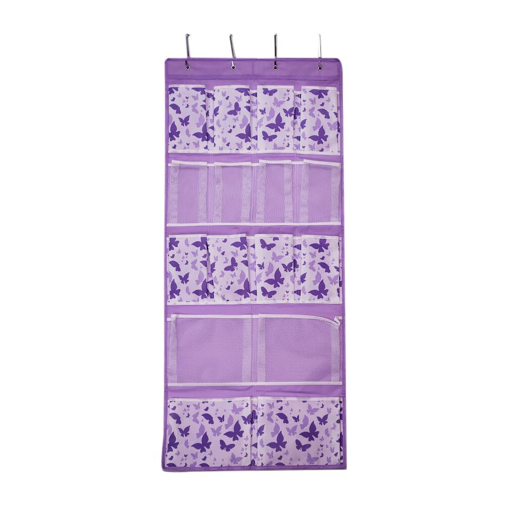 Over the Door Storage Organizer Behind Shoes Rack Back of Closet Hanging Holder