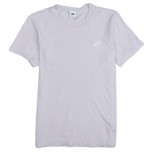 Nike Mens T Shirt Pink Cotton Dri Fit Lightweight Athletic Sports Swoosh Tee S