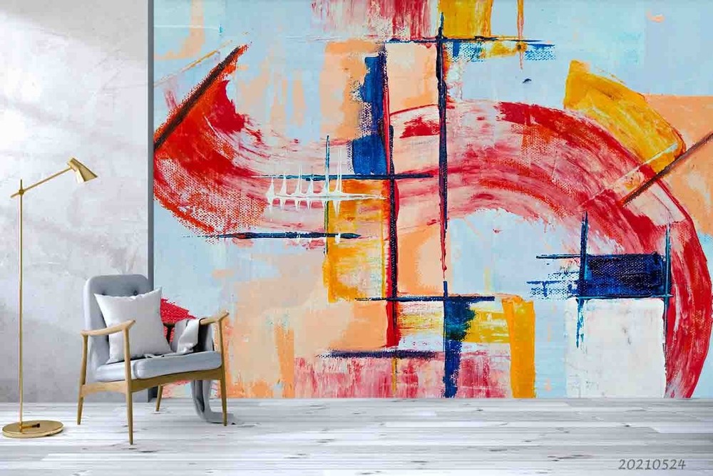 3D Abstract Oil Painting Wall Murals Wallpaper Murals Wall Sticker
