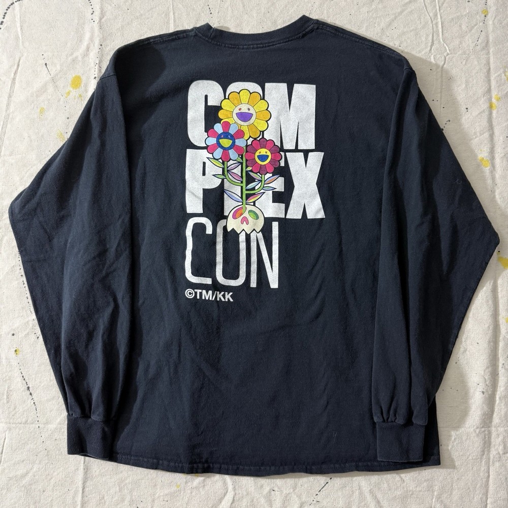 Takashi Murakami ComplexCon Flower Long Sleeve T-Shirt Mens (XL) Streetwear 2019