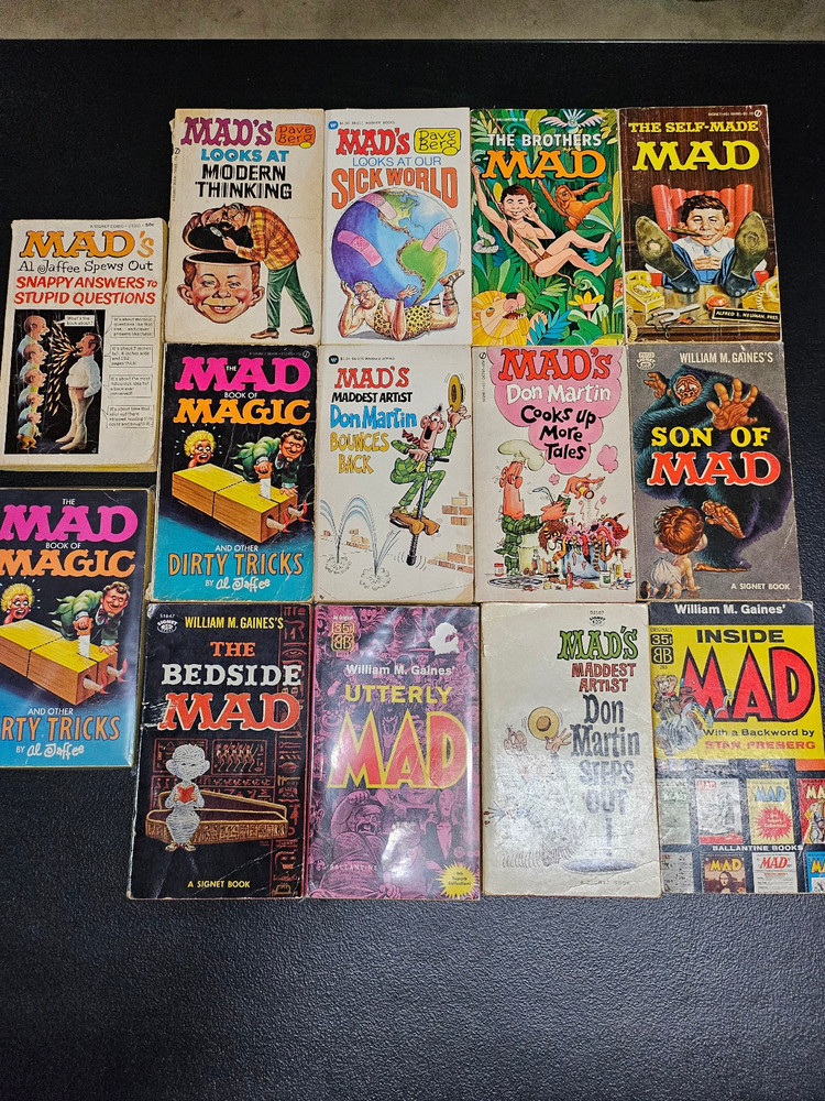 Mad Magazine Paperback Books Lot - Many 1st Editions!