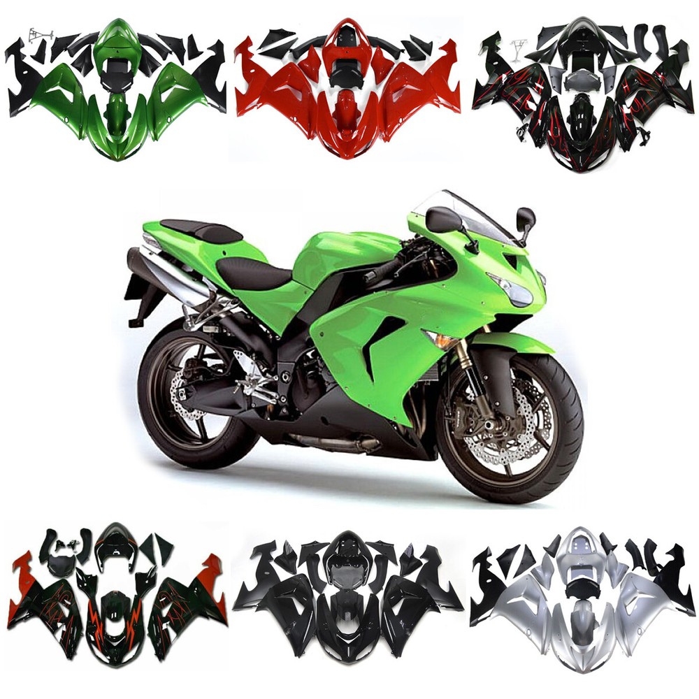 ABS Fairings For Kawasaki Ninja ZX10R 2006 2007 Injection Bodywork Full Body Kit