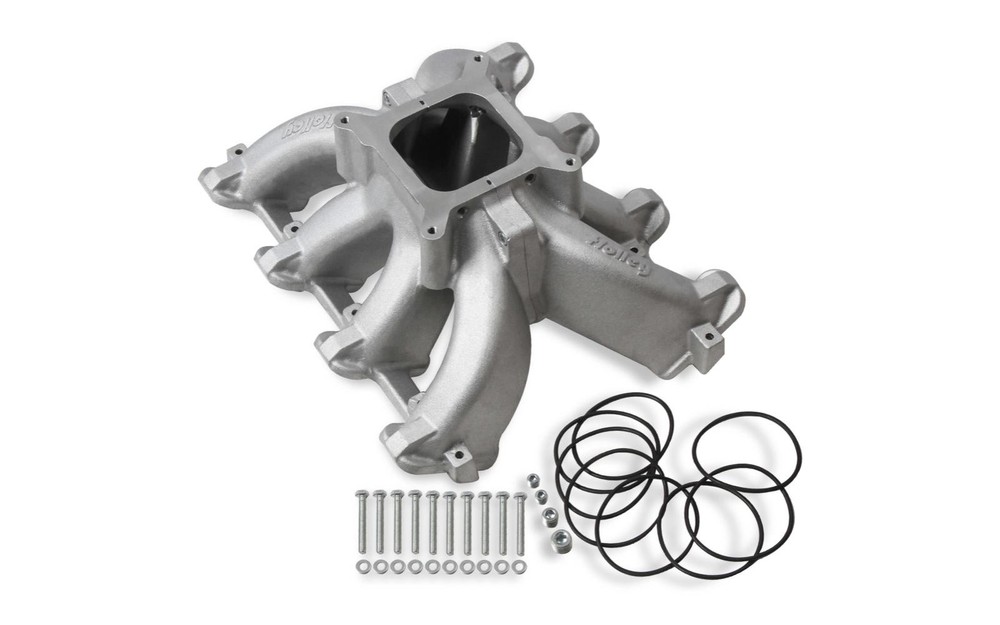 Holley 300-256 Single Plane Split-Design LS Race Intake Manifold for GMC