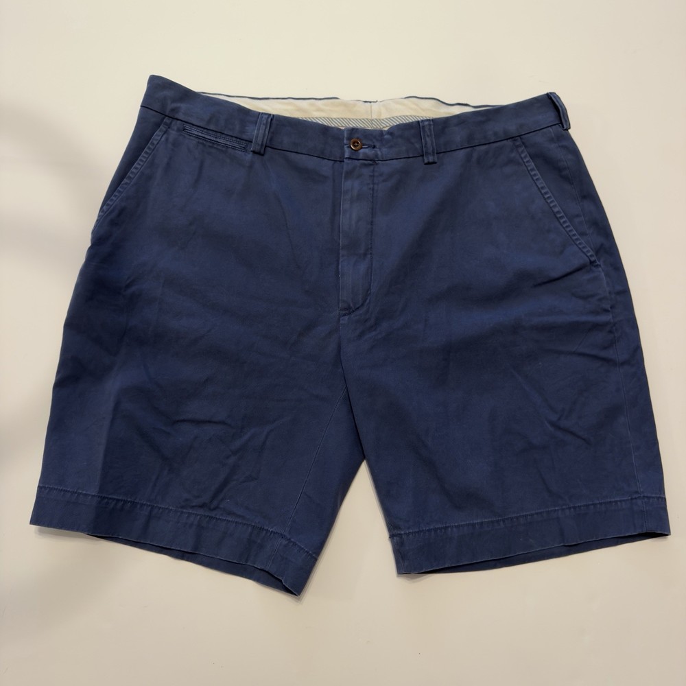 Polo Ralph Lauren Classic Fit Chino Shorts Men's Size 40 Navy Blue Cotton