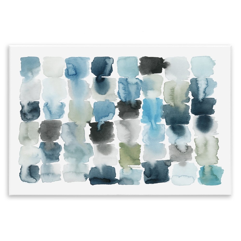 Stupell Ocean Inspired Abstract Tiles Blue Green Watercolor