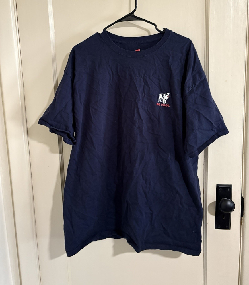Big Dogs Trucking Double-Sided Graphic Blue T-Shirt Men's 2XL