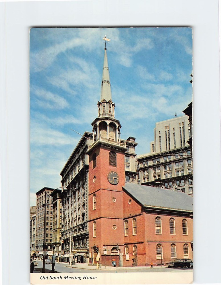 Postcard Old South Meeting House Boston Massachusetts USA