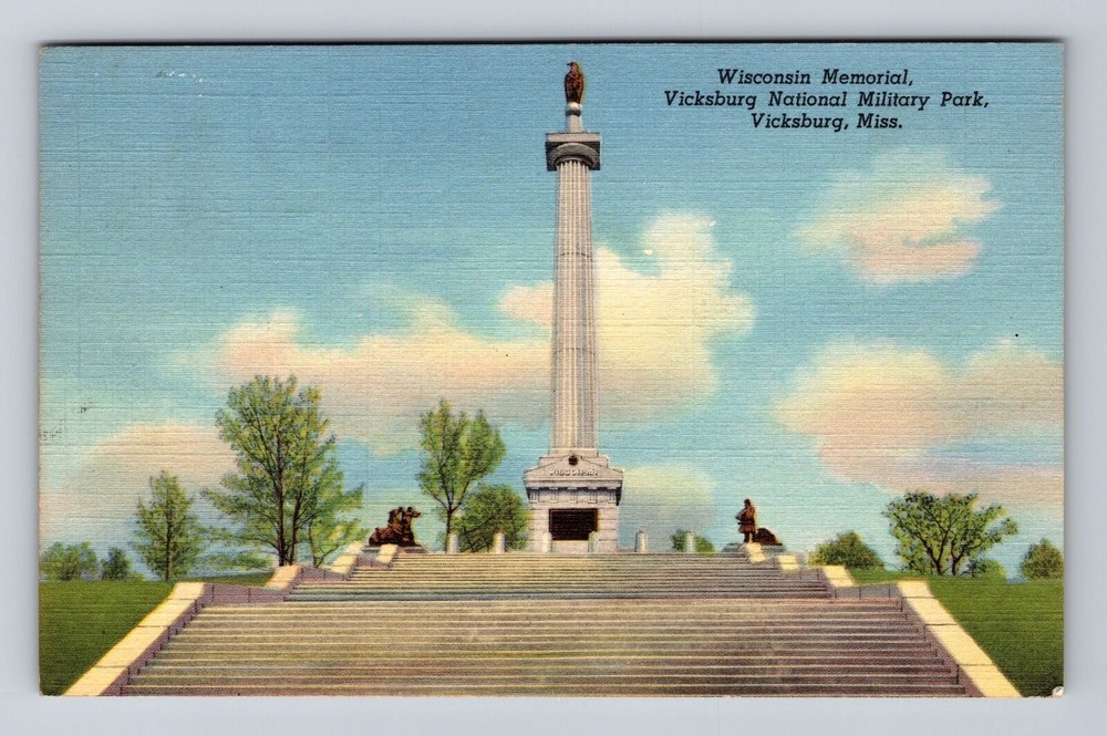 Vicksburg MS-Mississippi, Vicksburg National Military Park Vintage Postcard