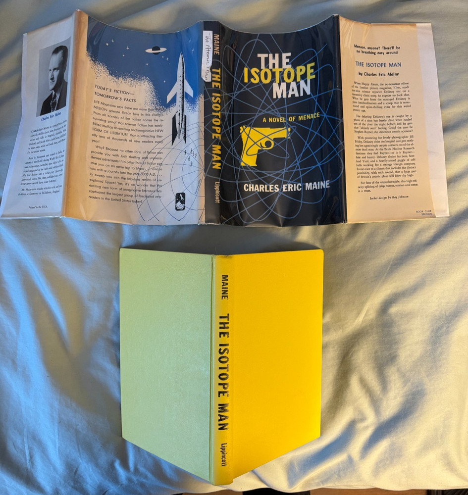 The Atomic Man / The Isotope Man movie source VG Book Club Edition c1955