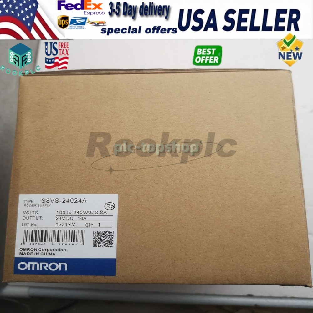 1PCS NEW OMRON SWITCHING POWER SUPPLIES S8VS-24024A S8VS24024A PLC