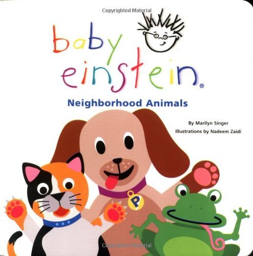 Baby Einstein Neighborhood Animals Board Book for Toddlers