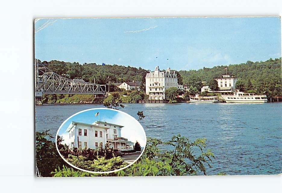 Postcard Gelston House Restaurant East Haddam Connecticut USA