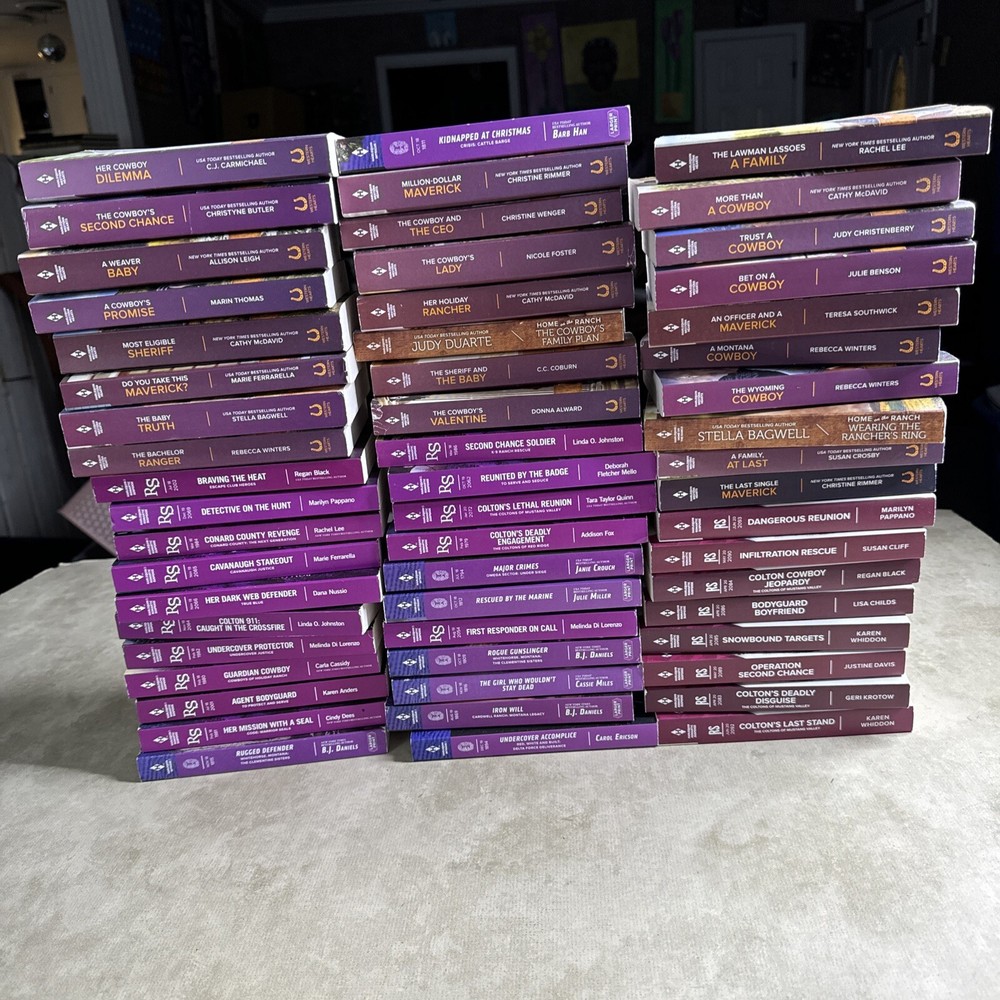 Harlequin Intrigue Paperback Multiple Authors Instant Collection Lot of 55